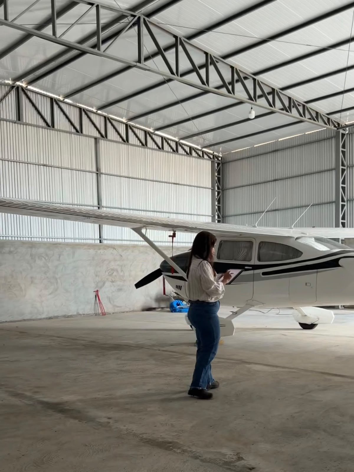 Visita técnica para projeto de SPDA em hangar de aeronaves